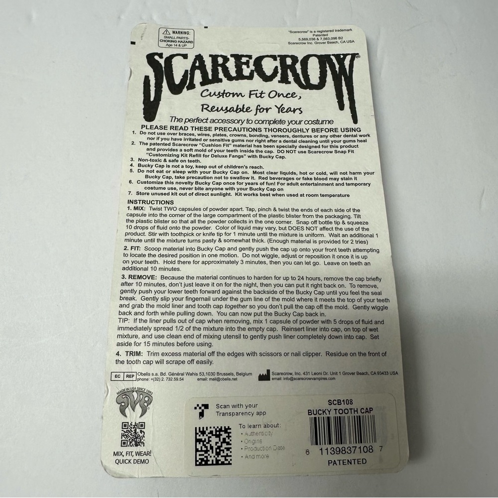Scarecrow bucky caps - Picture 2 of 3